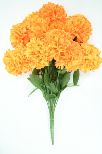 Orange Carnation Bush x12  (Lot of 1) SALE ITEM